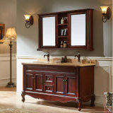 Rustic Style Bathroom Furniture Double Vanity Cabinet (GSP14-041)