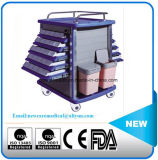 Best Quality ABS Hospital Equipment Medicine Trolley