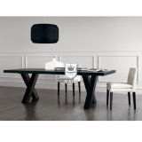 Oak Wood Hotel Dining Table and Chairs for 6-8 People