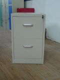 Knock Down Structure Grey Color 2 Drawer Filing Cabinet