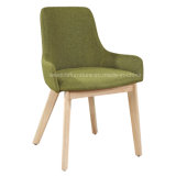 Solid Wood Fabric Upholstery Dining Chair