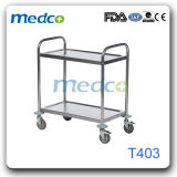 Hospital Stainless Steel Instrument Trolley T403