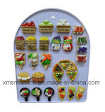 Resin Kitchen Vegetable Basket Magnet Crafts