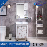 Floor Standing Single Ceramic PVC Sink Furniture Bathroom Cabinet