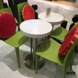 Modern Stone Small Round Restaurant Cafe Table