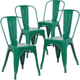 Elegant Metal Chairs Dining Chair Kitchen Furniture in 3 Colors