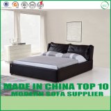 Modern Bedroom Furniture Gas Lifted Leather Storage Bed