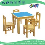 School Children Wooden Fireproof Square Table (HG-4002)