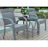 Hot Sales Factory Rattan /Wicker Table Chair Set / Outdoor Leisure Furniture Coffee Shop Table Chair Set (Z312)