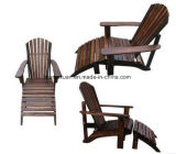 Outdoor Frog Beach Chair with Feet on Solid Wood Do Old Chaise Longue Balcony Recreational Chair Lazy Lunch Break (M-X3831)