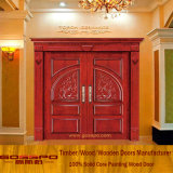 Gate Solid Timber Double Entrance Door (XS1-006)