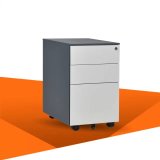 Metal Office Moving 3 Drawer Filling Pedestal Cabinet