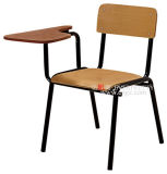 School Furniture Student Wooden Chairs with Writing Tablet