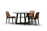 Marble Table Furniture Wooden Round Table (E-32)