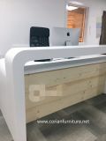 Light Color Solid Wood Solid Surface Office Desk