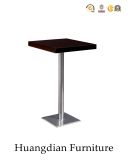 Club Furniture Stainless Steel Base Bar Table (HD718)
