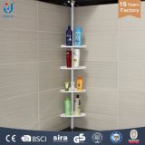 Unique Extending Plastic Corner Bathroom Shelf