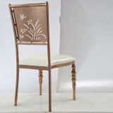 Hot Wholesale Modern Metal Dining Chair with Painted Back