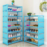 Shoe Cabinet Shoes Racks Storage Large Capacity Home Furniture DIY Simple Portable Shoe Rack (FS-06B)