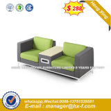 Classic Europe Design Wooden PU Leather Waiting Office Sofa (HX-8N1490)