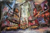 Abstract Hiome Decor Oil Painting 3D for City
