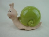 Ceramic Garden Snail Figurine for Garden Decoration