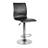 Most Popular Black Color Artifical Leather Bar Chair (FS-T6055)