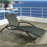 Foshanoutdoor Synthetic PE- Rattan Outdoor Folding Beach Furniture Sun Lounger Chaise Lounger (YTF465-1)