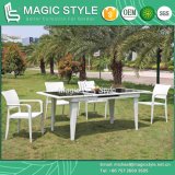 Outdoor Auto Extension Table and Chair Rattan Extension Table Wicker Dining Chair Patio Furniture Garden Dining Set Wicker Furniture