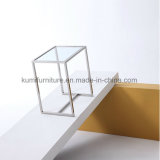 Small Console Table with Clear Glass