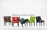 Leather Chairs Sitting Room Hotel Restaurant Office Sofa Sofa Outdoor Small Oil Wax Sofa Factory Direct Sale (M-X3788)