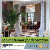 Light Color Marble Columns Pilar for Decorations
