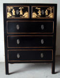 Chinese Furniture Reproduction Gold Painting Chest Lwb551