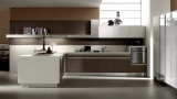 Custom Made Wooden High Glossy Kitchen Cabinet (FY012)