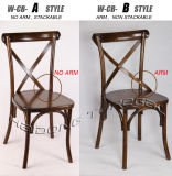 Wood and Resin Cross Back Wedding Chair