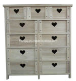 New Design Antique European Vintage Packaging Wood Cabinet