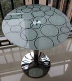 Decorate Art Digital Printing Painted Patterned Tempered Laminated Table Glass