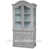 Glazed Bookcase with Cupboard
