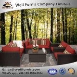 Well Furnir Rattan 7 Piece Deep Seating Group with Cushion WF-17047