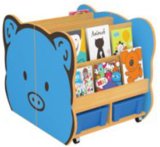 Cute Design Children Wood Toy Storage Cabinet Used Nursery Furniture for Sale (SF-13W)