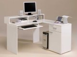 Stylish White Computer Desk Computer Table