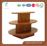 3 Tier Oval Display Table with Durable Laminate Finish