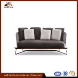 2018 Well Furnir Rope Wood Collection Three Seater Sofa