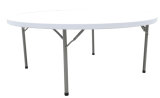 160cm Plastic Round Table, Portable Table for Outdoor/Indoor Event