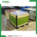 Supermarket Wood Promotion Display Counter