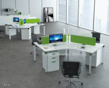 Contemporary Small Modular Office Cubicle 120 Degree Workstation Furniture (HF-YZDA012)