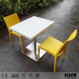 Solid Surface Composite Stone Resin Food Court Table