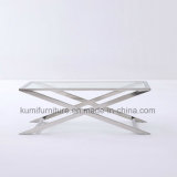 Hot Sale Nesting Tempered Glass Coffee Table