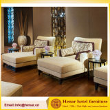 Modern Chaise Lounge Hotel Living Room Furniture Fabric Sofa