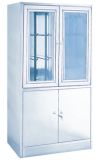 Filing Drug Instrument Apparatus Storage Cabinet with Glass Sliding Door Furniture (SLV-D4013)